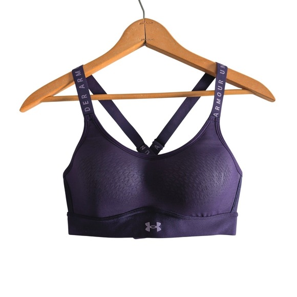 Under Armour Other - Under Armour Womens‎ Sports Bra XS Purple Fitted Heatgear NWOT